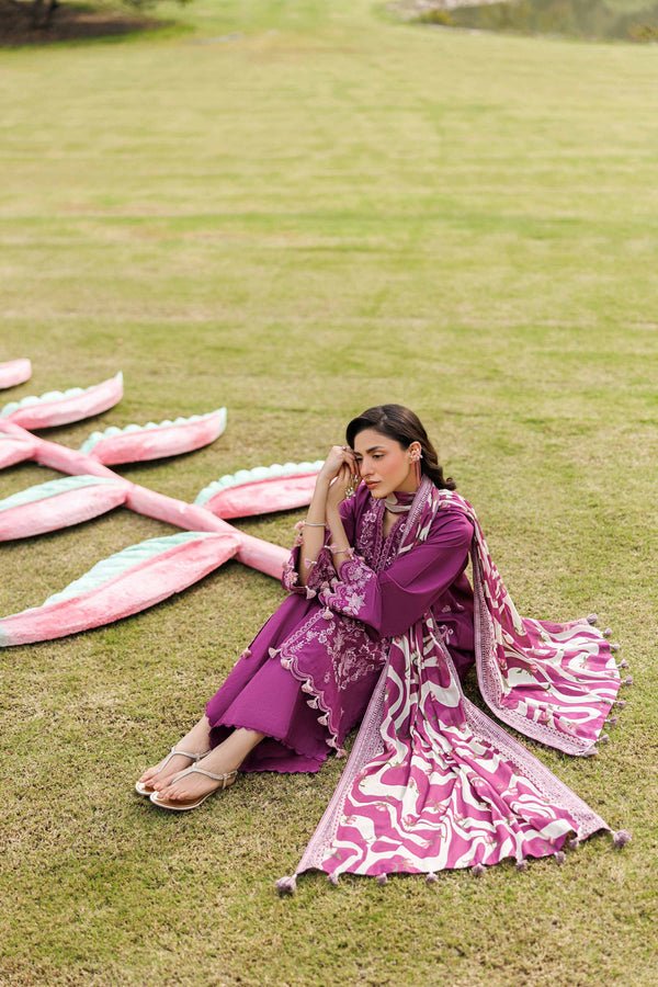 Nishat | Eid Lawn | 42601534-Brand:Nishat-Type:Ladies Clothes-Plum-Lawn-House of Maryam- Buy in UK, USA