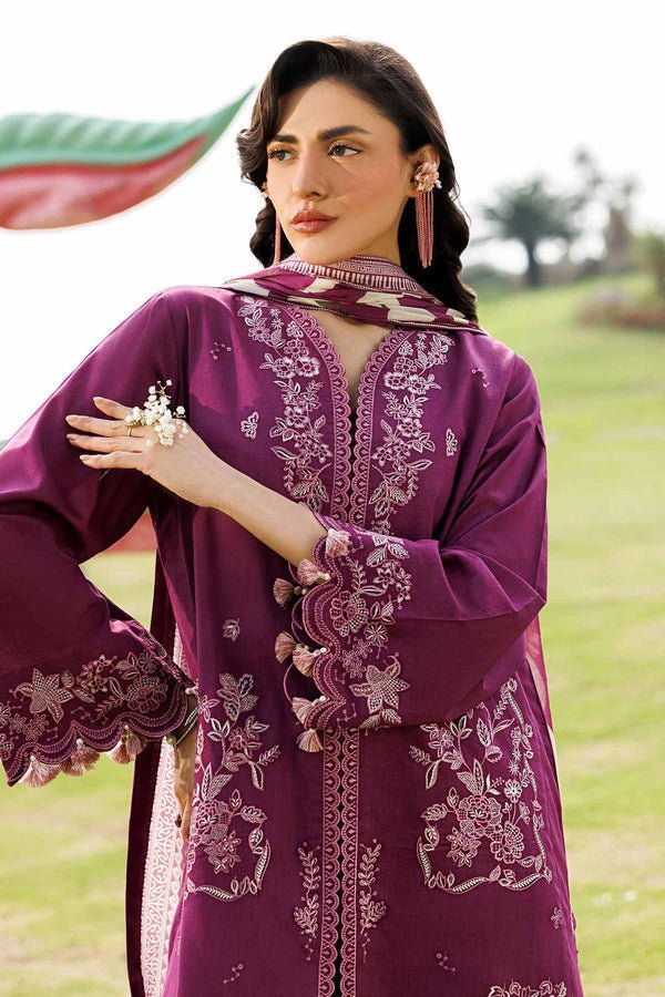 Nishat | Eid Lawn | 42601534-Brand:Nishat-Type:Ladies Clothes-Plum-Lawn-House of Maryam- Buy in UK, USA