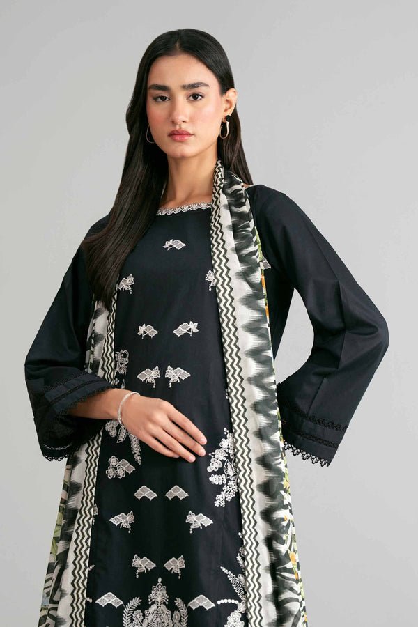 Nishat | Eid Lawn | 42601535-Brand:Nishat-Type:Ladies Clothes-Black-Lawn-House of Maryam- Buy in UK, USA