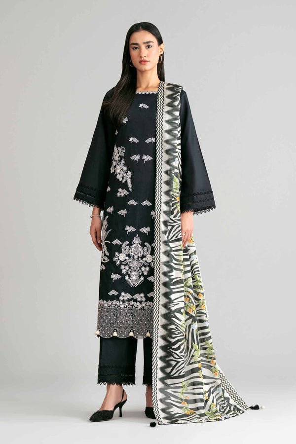 Nishat | Eid Lawn | 42601535-Brand:Nishat-Type:Ladies Clothes-Black-Lawn-House of Maryam- Buy in UK, USA