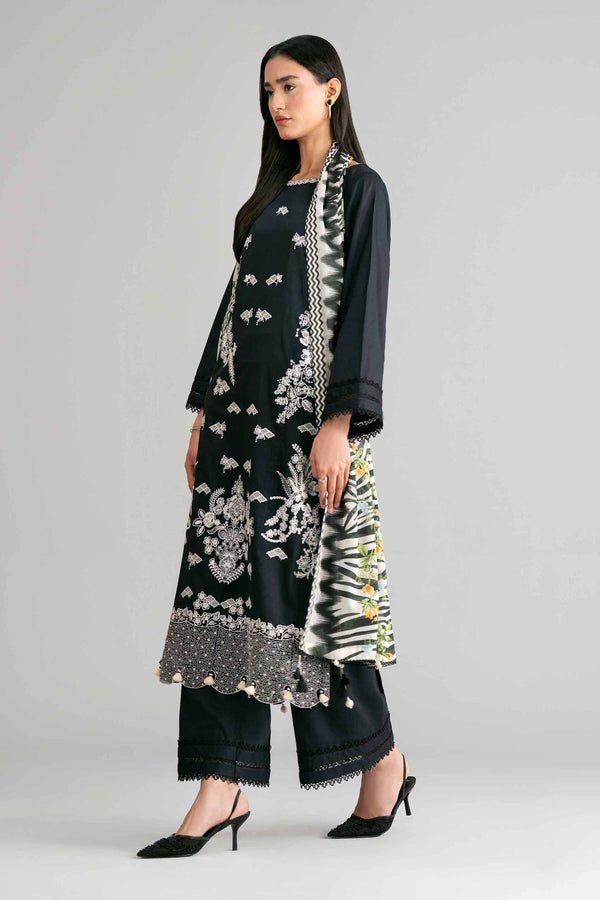 Nishat | Eid Lawn | 42601535-Brand:Nishat-Type:Ladies Clothes-Black-Lawn-House of Maryam- Buy in UK, USA