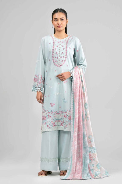 Nishat | Eid Lawn | 42601539-Brand:Nishat-Type:Ladies Clothes-Ice Blue-Lawn-House of Maryam- Buy in UK, USA