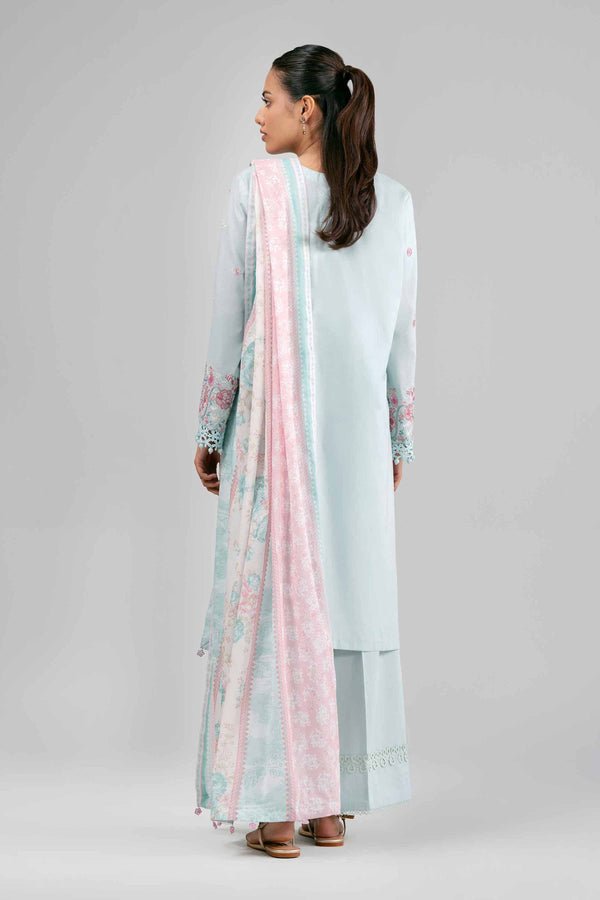 Nishat | Eid Lawn | 42601539-Brand:Nishat-Type:Ladies Clothes-Ice Blue-Lawn-House of Maryam- Buy in UK, USA