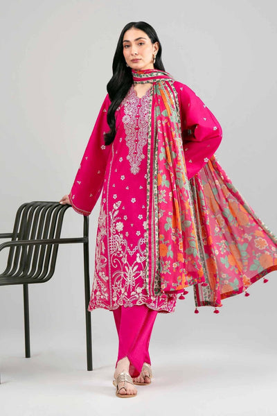 Nishat | Eid Lawn | 42601542-Brand:Nishat-Type:Ladies Clothes-Hot Pink-Lawn-House of Maryam- Buy in UK, USA