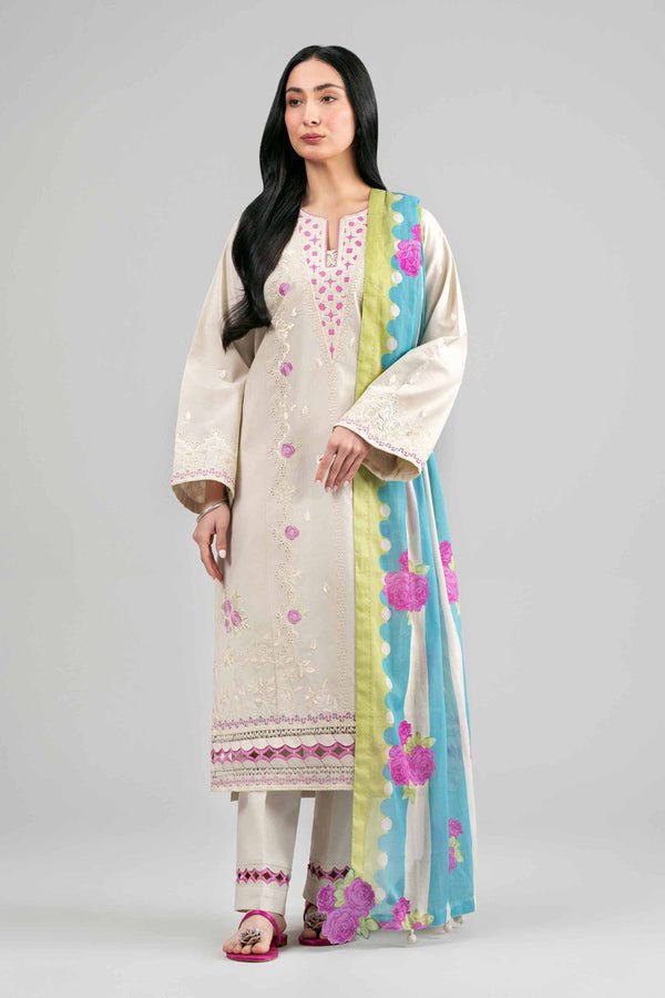 Nishat | Eid Lawn | 42601543-Brand:Nishat-Type:Ladies Clothes-Beige-Lawn-House of Maryam- Buy in UK, USA