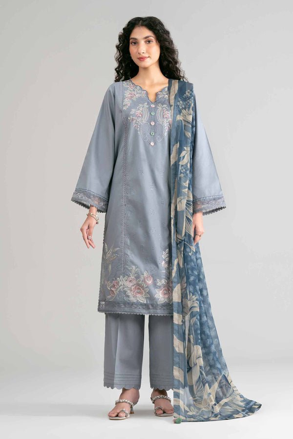 Nishat | Eid Lawn | 42601547-Brand:Nishat-Type:Ladies Clothes-Gray-Lawn-House of Maryam- Buy in UK, USA