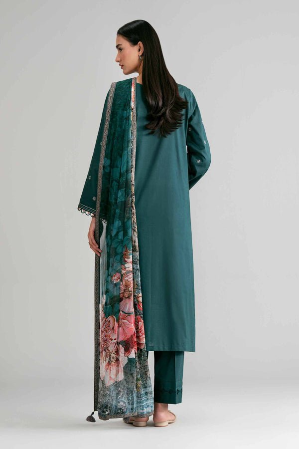 Nishat | Eid Lawn | 42601548-Brand:Nishat-Type:Ladies Clothes-Teal Green-Lawn-House of Maryam- Buy in UK, USA