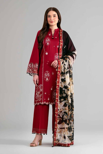 Nishat | Eid Lawn | 42601550-Brand:Nishat-Type:Ladies Clothes-Red-Lawn-House of Maryam- Buy in UK, USA