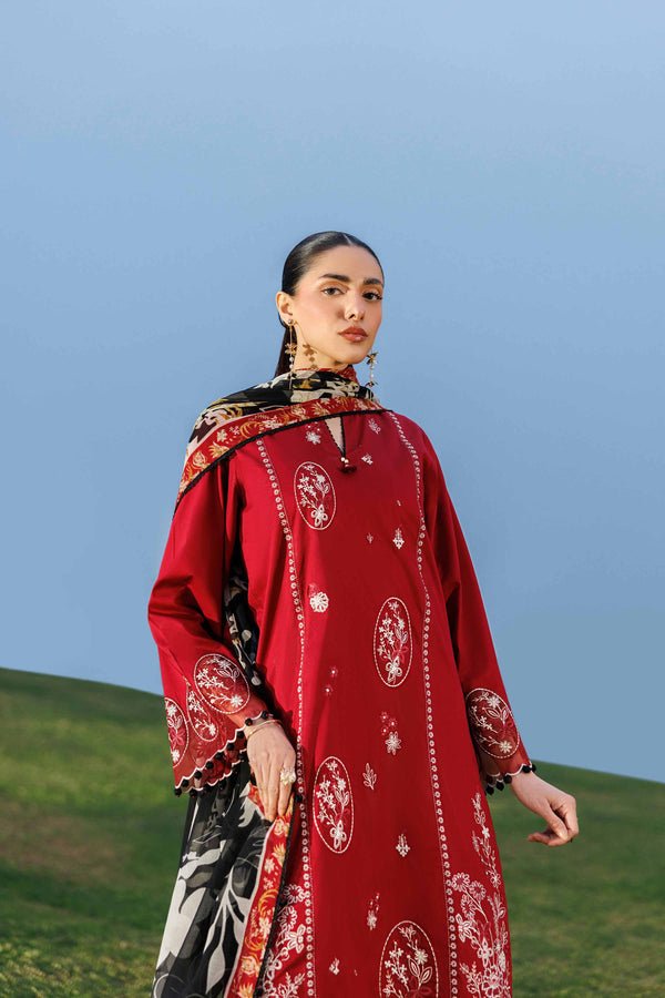 Nishat | Eid Lawn | 42601550-Brand:Nishat-Type:Ladies Clothes-Red-Lawn-House of Maryam- Buy in UK, USA
