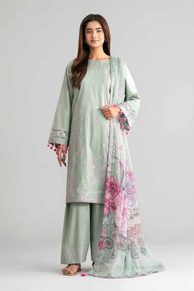 Nishat | Eid Lawn | 42601552-Brand:Nishat-Type:Ladies Clothes-Sage-Lawn-House of Maryam- Buy in UK, USA