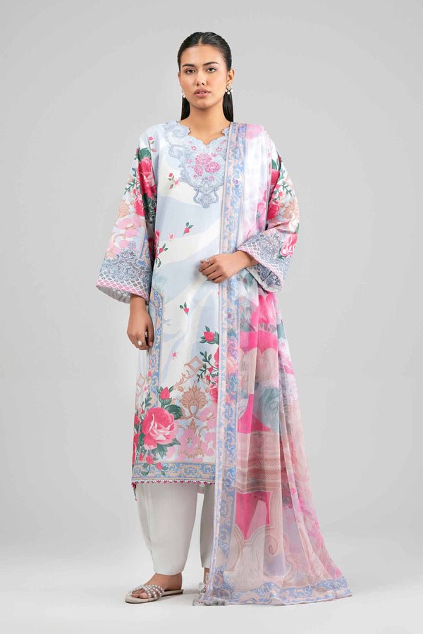 Nishat | Eid Lawn | 42601554-Brand:Nishat-Type:Ladies Clothes-Ash-Lawn-House of Maryam- Buy in UK, USA