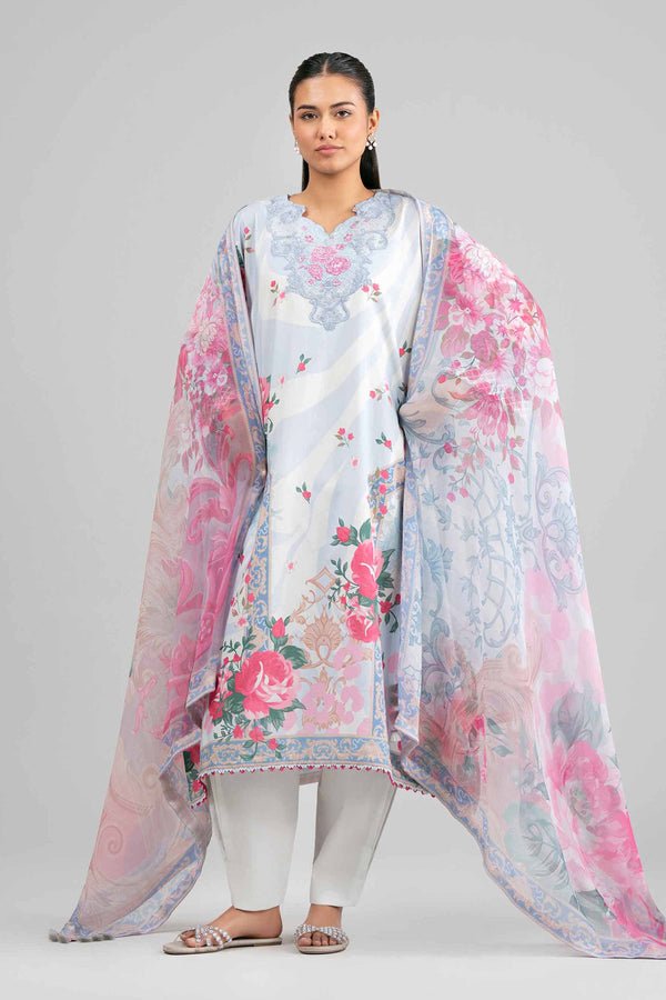 Nishat | Eid Lawn | 42601554-Brand:Nishat-Type:Ladies Clothes-Ash-Lawn-House of Maryam- Buy in UK, USA