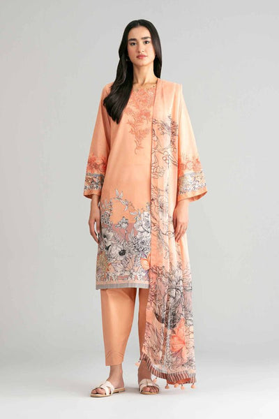 Nishat | Eid Lawn | 42601563-Brand:Nishat-Type:Ladies Clothes-Pale Peach-Lawn-House of Maryam- Buy in UK, USA