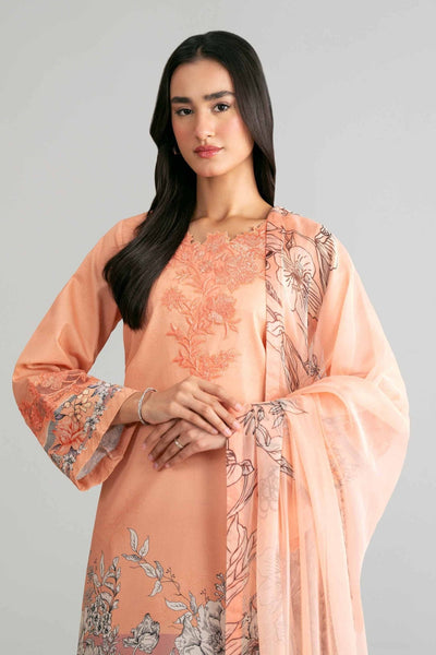 Nishat | Eid Lawn | 42601563-Brand:Nishat-Type:Ladies Clothes-Pale Peach-Lawn-House of Maryam- Buy in UK, USA