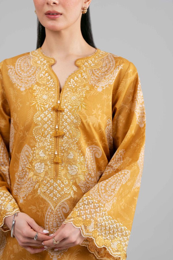 Nishat | Eid Lawn | 42601564-Brand:Nishat-Type:Ladies Clothes-Old Gold-Lawn-House of Maryam- Buy in UK, USA