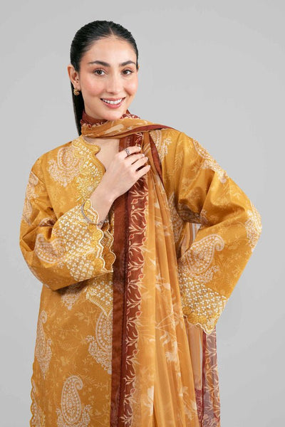 Nishat | Eid Lawn | 42601564-Brand:Nishat-Type:Ladies Clothes-Old Gold-Lawn-House of Maryam- Buy in UK, USA