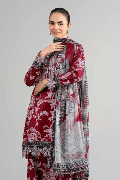 Nishat | Eid Lawn | 42601565-Brand:Nishat-Type:Ladies Clothes-Maroon-Lawn-House of Maryam- Buy in UK, USA
