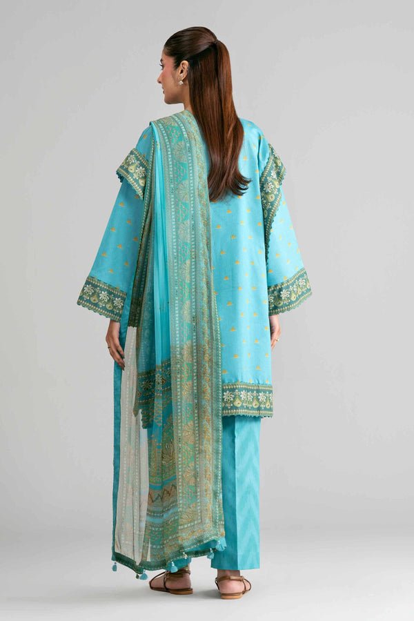 Nishat | Eid Lawn | 42601567-Brand:Nishat-Type:Ladies Clothes-Turqiouse-Lawn-House of Maryam- Buy in UK, USA