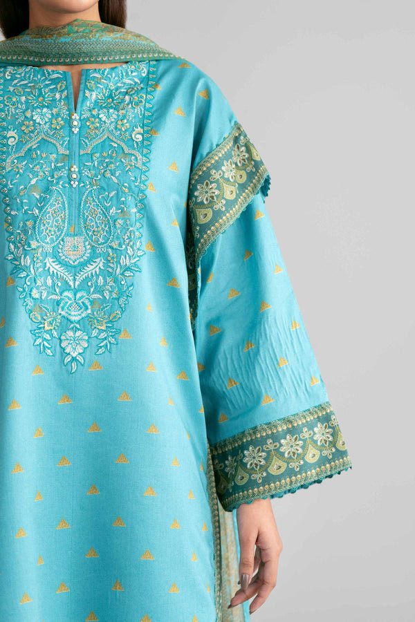 Nishat | Eid Lawn | 42601567-Brand:Nishat-Type:Ladies Clothes-Turqiouse-Lawn-House of Maryam- Buy in UK, USA
