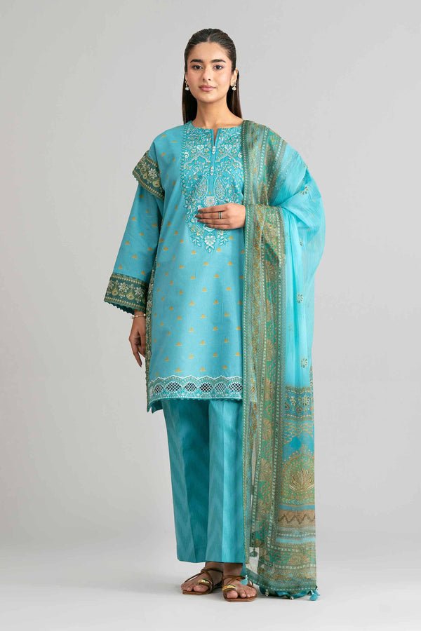 Nishat | Eid Lawn | 42601567-Brand:Nishat-Type:Ladies Clothes-Turqiouse-Lawn-House of Maryam- Buy in UK, USA