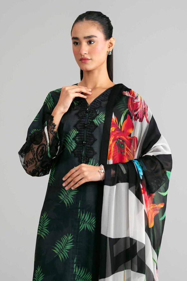 Nishat | Eid Lawn | 42601570-Brand:Nishat-Type:Ladies Clothes-Black-Lawn-House of Maryam- Buy in UK, USA