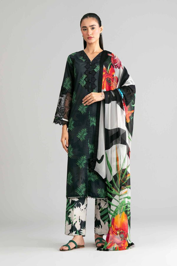 Nishat | Eid Lawn | 42601570-Brand:Nishat-Type:Ladies Clothes-Black-Lawn-House of Maryam- Buy in UK, USA