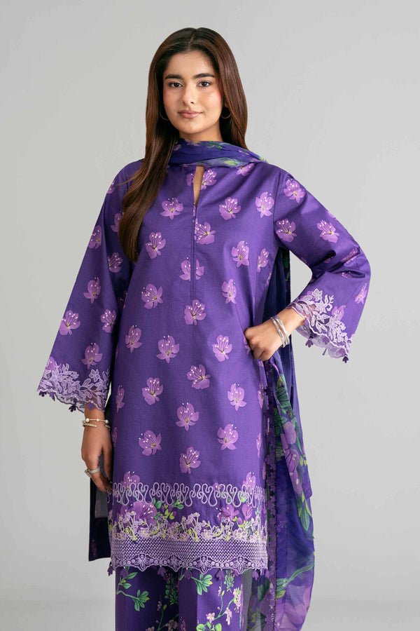 Nishat | Eid Lawn | 42601571-Brand:Nishat-Type:Ladies Clothes-Purple-Lawn-House of Maryam- Buy in UK, USA