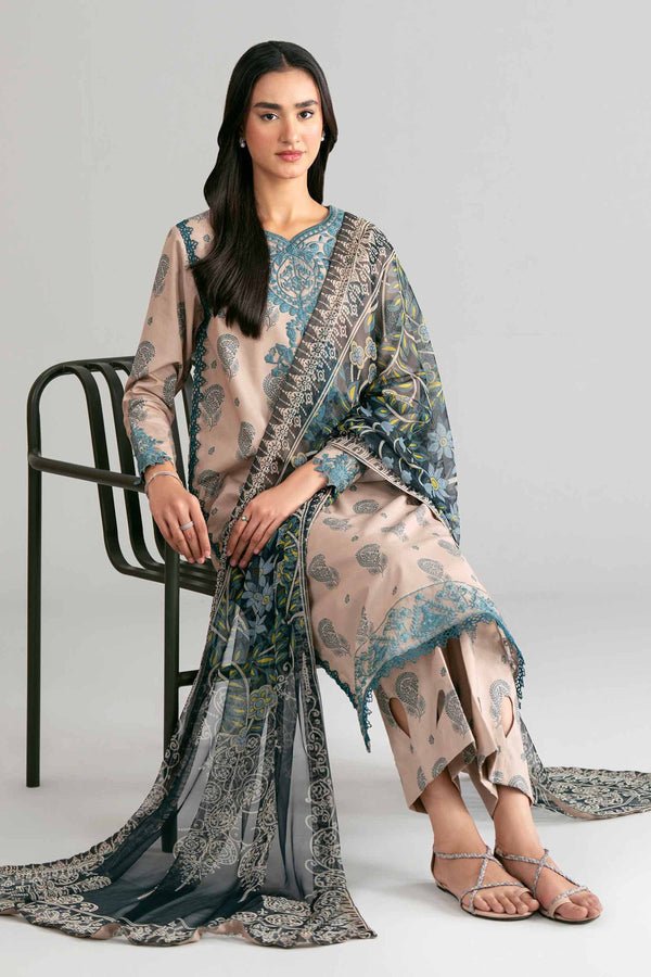 Nishat | Eid Lawn | 42601572-Brand:Nishat-Type:Ladies Clothes-Light Skin-Lawn-House of Maryam- Buy in UK, USA