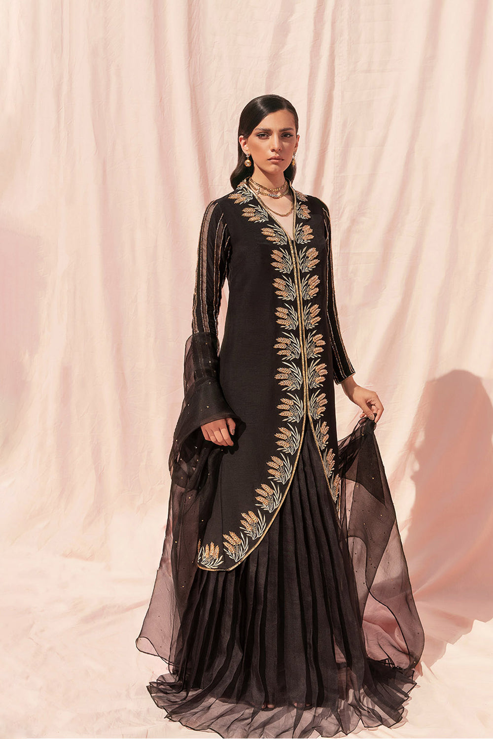 Caia | Pret Collection | NOIR -  Caia Formal - Original Designer Dress - House of Maryam