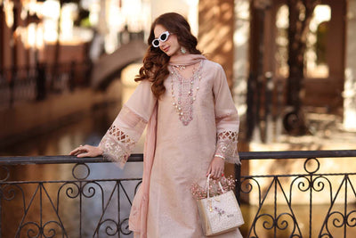 Noor by Saadia Asad | Eid Luxe Printkhaas 26 | D6 - B - Ballet Pink-Brand:Noor by Saadia Asad-Type:Ladies Clothes-Pinkish Gray-Lawn-House of Maryam- Buy in UK, USA