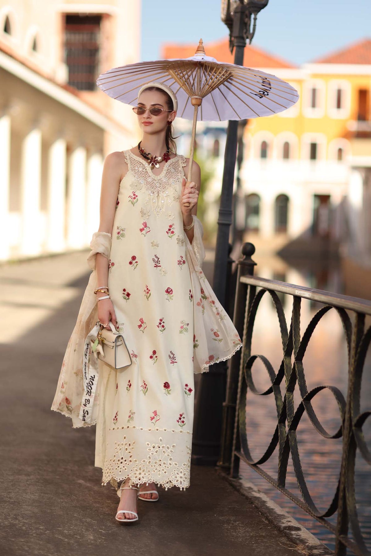 Noor by Saadia Asad | Eid Luxe Printkhaas 26 | D8 - A - Vanilla Mist-Brand:Noor by Saadia Asad-Type:Ladies Clothes-Ivory-Lawn-House of Maryam- Buy in UK, USA