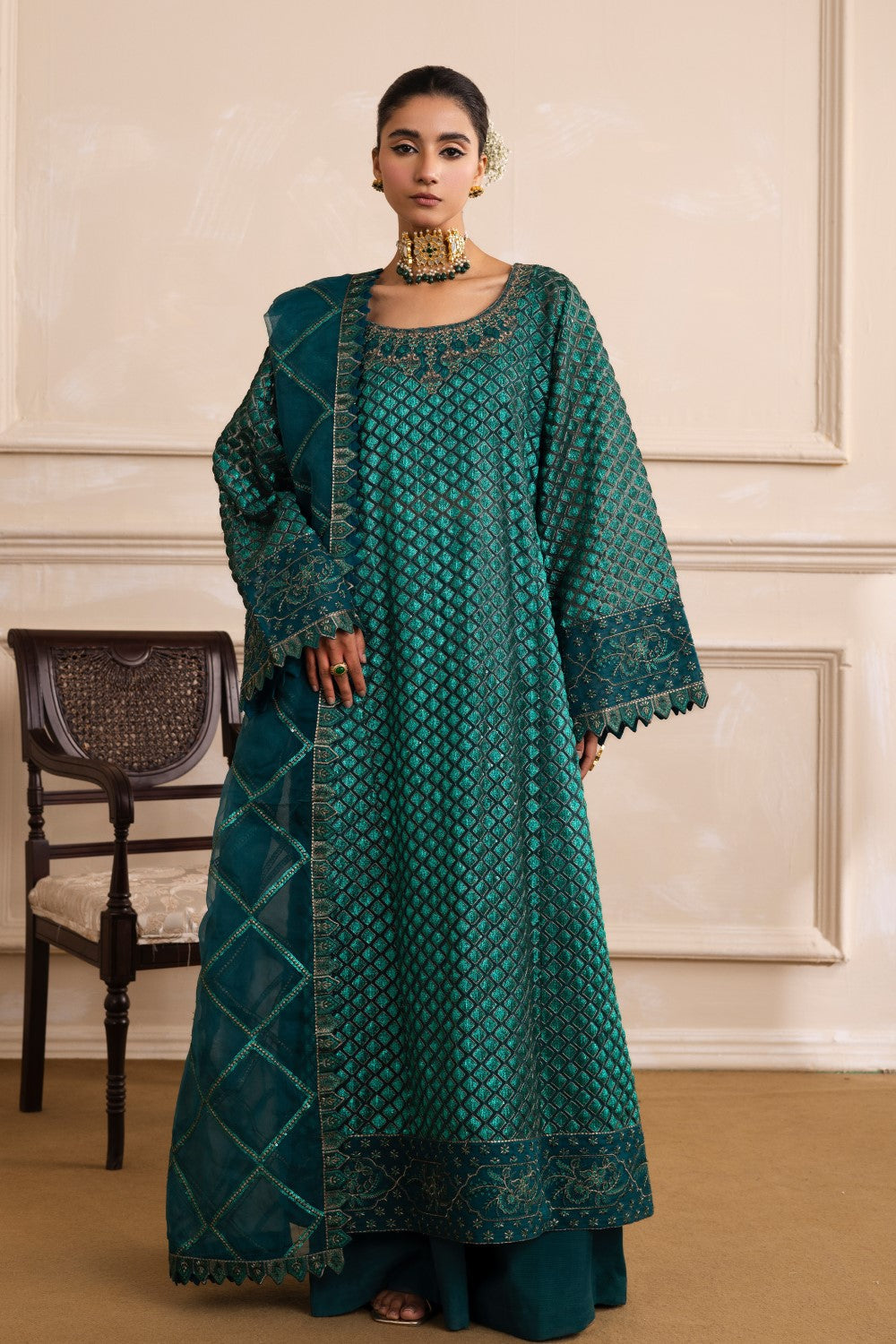 Maryum N Maria | Izara Formals | NOUR - MW40039 -  Maryum N Maria Ladies Clothes - Original Designer Dress - House of Maryam