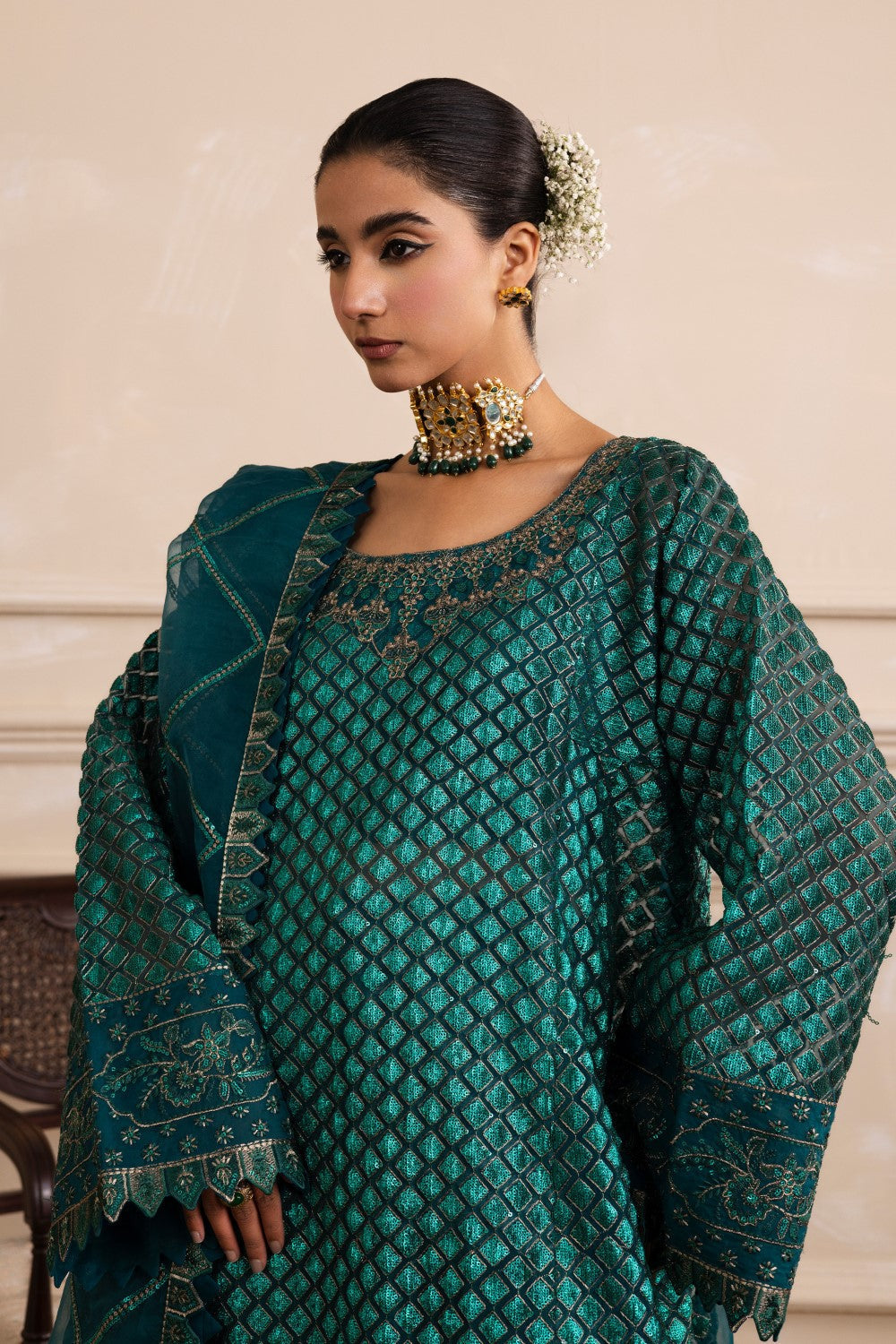 Maryum N Maria | Izara Formals | NOUR - MW40039 -  Maryum N Maria Ladies Clothes - Original Designer Dress - House of Maryam
