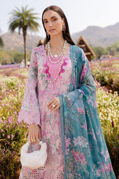 Nureh | Bloom 25 |BL-01-Brand:Nureh-Type:Ladies Clothes-Light Pink-Lawn-House of Maryam- Buy in UK, USA