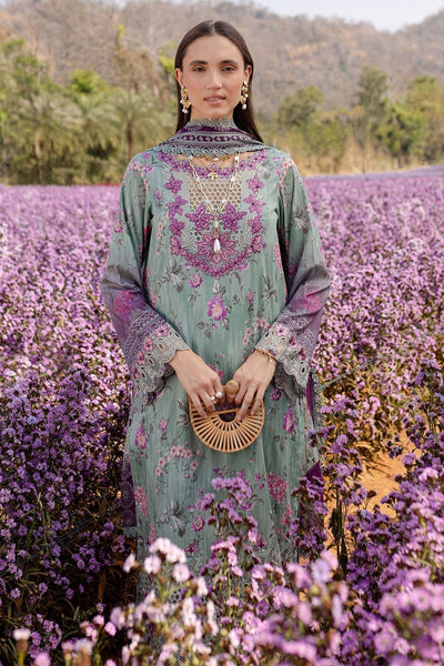 Nureh | Bloom 25 | BL-02-Brand:Nureh-Type:Ladies Clothes-Sea Green-Lawn-House of Maryam- Buy in UK, USA
