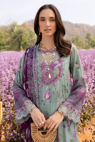 Nureh | Bloom 25 | BL-02-Brand:Nureh-Type:Ladies Clothes-Sea Green-Lawn-House of Maryam- Buy in UK, USA