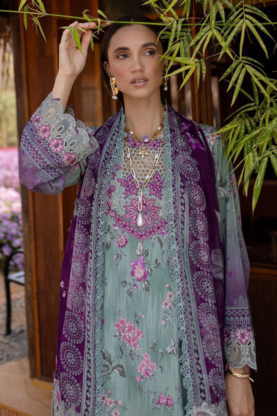 Nureh | Bloom 25 | BL-02-Brand:Nureh-Type:Ladies Clothes-Sea Green-Lawn-House of Maryam- Buy in UK, USA