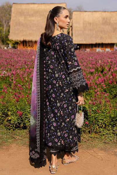 Nureh | Bloom 25 | BL-04-Brand:Nureh-Type:Ladies Clothes-Black-Lawn-House of Maryam- Buy in UK, USA