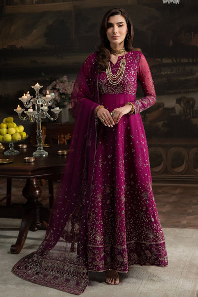 Nureh | Elanora Formals 25 | NEL-66-Brand:Nureh-Type:Ladies Clothes-Plum-Lawn-House of Maryam- Buy in UK, USA