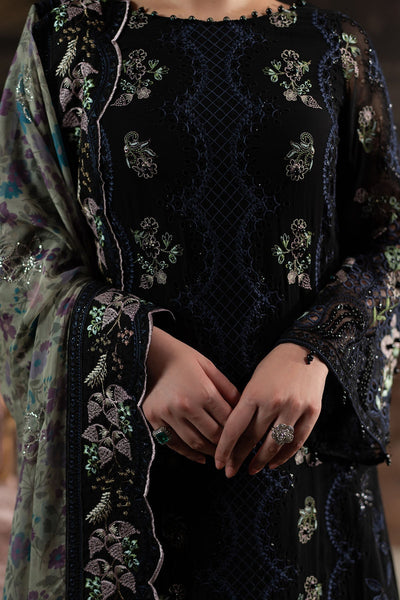 Nureh | Elanora Formals 25 | NEL-71-Brand:Nureh-Type:Ladies Clothes-Black-Chiffon-House of Maryam- Buy in UK, USA