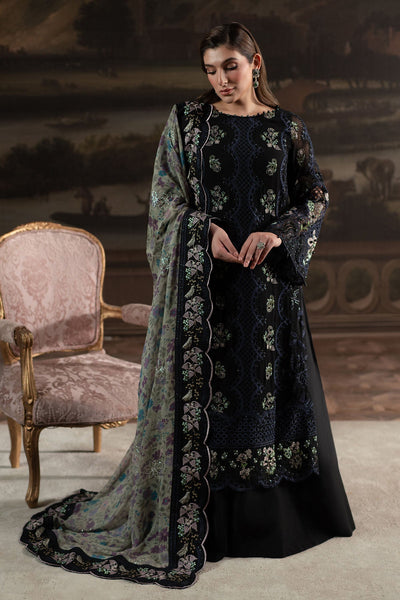 Nureh | Elanora Formals 25 | NEL-71-Brand:Nureh-Type:Ladies Clothes-Black-Chiffon-House of Maryam- Buy in UK, USA