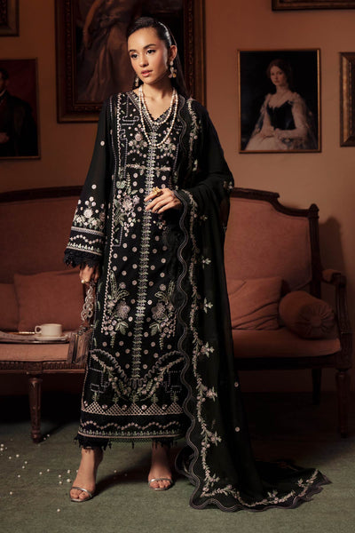 Nureh | Feya Eid Collection | FE-12-Brand:Nureh-Type:Ladies Clothes-Black-Lawn-House of Maryam- Buy in UK, USA