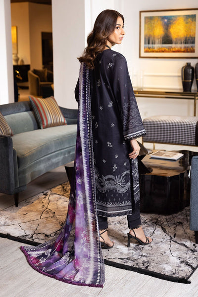 Nureh | Printed lawn 25 | SP-118-Brand:Nureh-Type:Ladies Clothes-Black-Lawn-House of Maryam- Buy in UK, USA