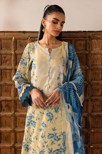 Nureh | Printed lawn 25 | SP-136-Brand:Nureh-Type:Ladies Clothes-Ivory-Lawn-House of Maryam- Buy in UK, USA