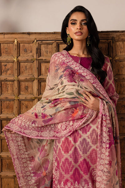 Nureh | Printed lawn 25 | SP-137-Brand:Nureh-Type:Ladies Clothes-Magenta-Lawn-House of Maryam- Buy in UK, USA