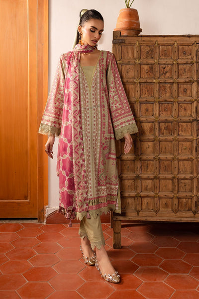 Nureh | Printed lawn 25 | SP-141-Brand:Nureh-Type:Ladies Clothes-Desert Sand-Lawn-House of Maryam- Buy in UK, USA