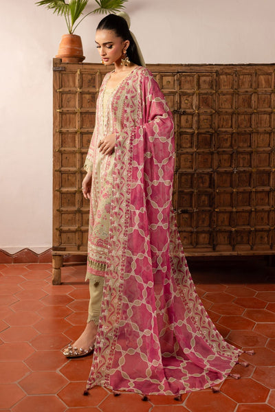 Nureh | Printed lawn 25 | SP-141-Brand:Nureh-Type:Ladies Clothes-Desert Sand-Lawn-House of Maryam- Buy in UK, USA