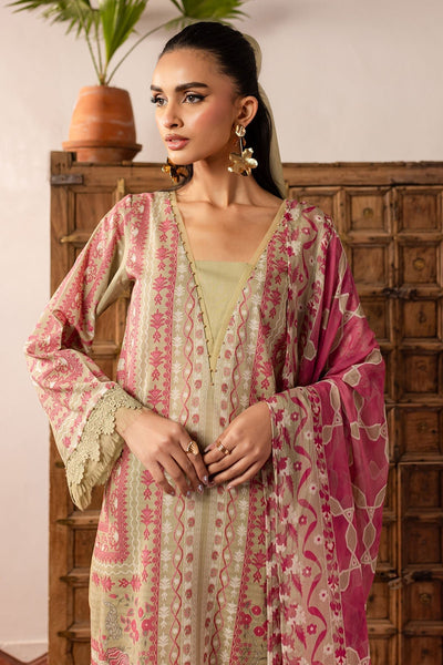 Nureh | Printed lawn 25 | SP-141-Brand:Nureh-Type:Ladies Clothes-Desert Sand-Lawn-House of Maryam- Buy in UK, USA