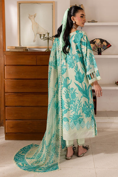 Nureh | Printed Lawn 25 | SP-143-Brand:Nureh-Type:Ladies Clothes-Mint Gray-Lawn-House of Maryam- Buy in UK, USA