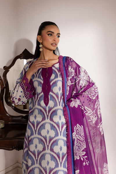 Nureh | Printed Lawn 25 | SP-147-Brand:Nureh-Type:Ladies Clothes-Off White-Lawn-House of Maryam- Buy in UK, USA